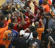 Los Changos de Naranjito son los campeones reinantes de la Liga de Voleibol Superior Masculino.
