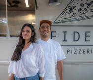 Camila Cruz y Ángel Rosario han apostado a un menú pequeño y un horario limitado para garantizar la máxima calidad y frescura de ingredientes en las pizzas.