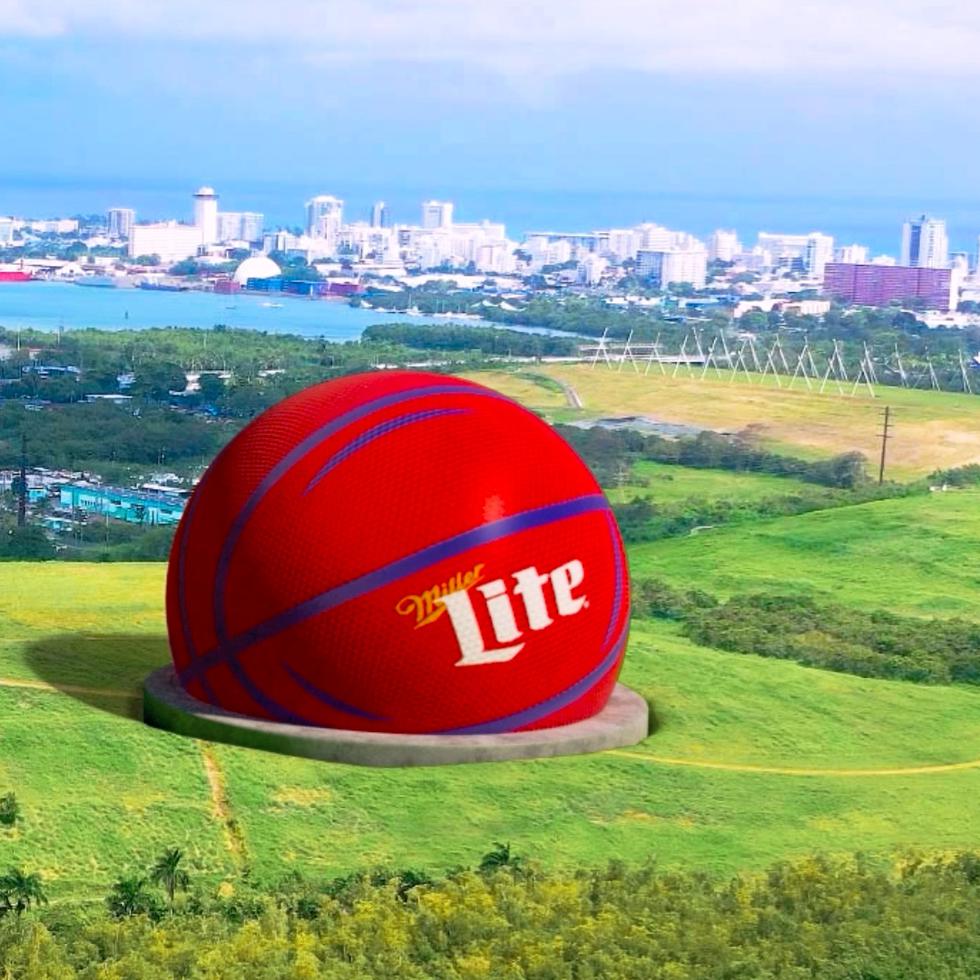 "La Esfera" de Las Vegas llega a Puerto Rico de la mano de Miller Lite. Esta experiencia digital única fue ubicada en la loma del Expreso 22.