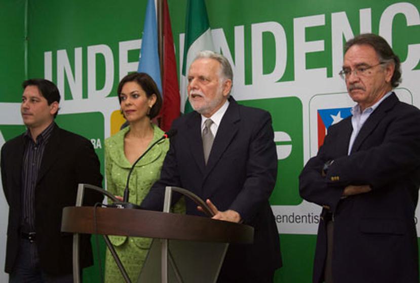 El liderato de la colectividad encabezado por el presidente Rubén Berríos Martínez anunció la culminación del recogido de endosos para certificar el partido. (Suministrada)