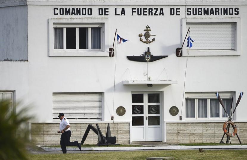 Comando de la Fuerza de Submarinos en la Base Naval de Mar del Plata, Argentina (AP).