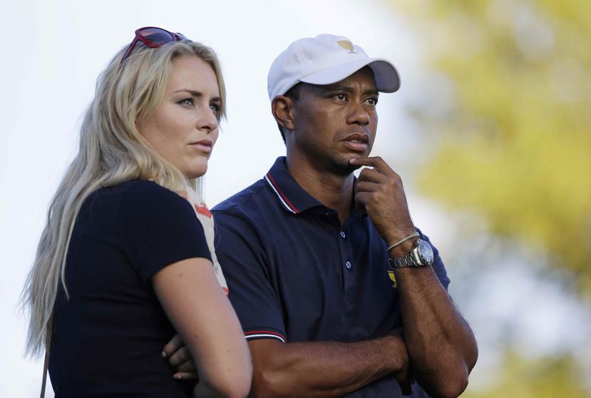La campeona olímpica de esquí Lindsey Vonn y el golfista Tiger Woods anunciaron el fin de su relación de tres años debido a una complicada agenda de ambos. (AP)