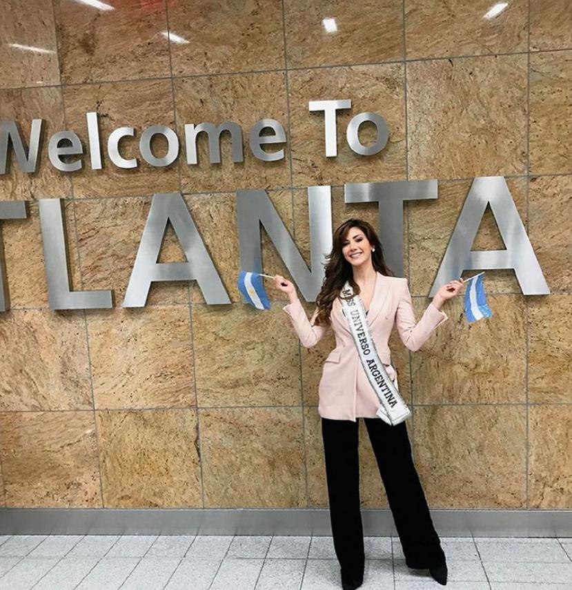 Mariana Varela publicó una foto en su cuenta de Instragram al llegar al Aeropuerto Internacional de Atlanta. (Instagram.com / Mariana Varela)