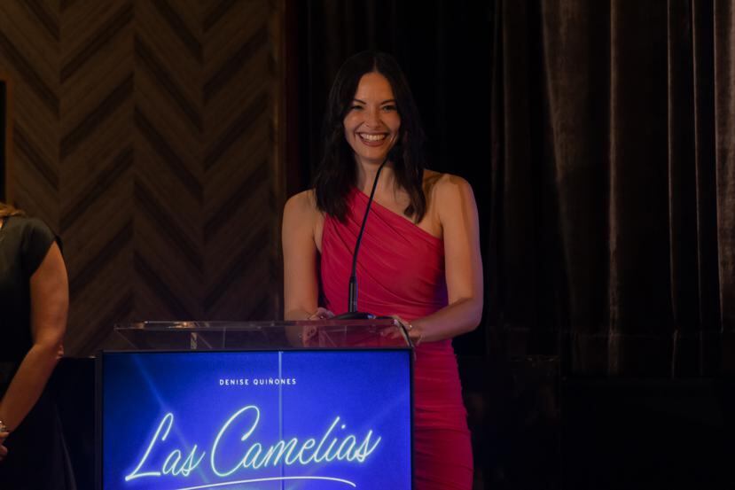 Denise Quiñones, quien es la que encarna el papel de “Margarita Gautier”, la protagonista de "Las Camelias".