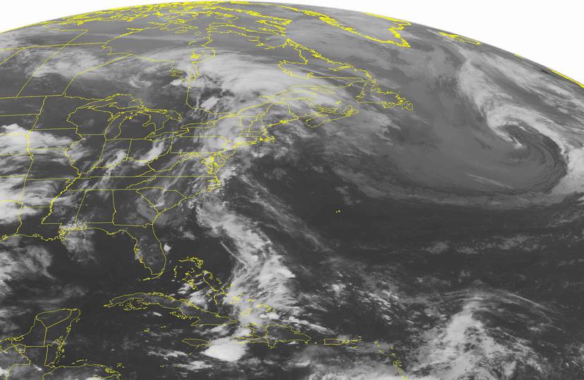 "Hay la posibilidad de que Bonnie genere fuertes precipitaciones y algunas inundaciones en partes de las Carolinas durante los próximos dos a tres días, precisó el CNH. (Weather Underground via AP)