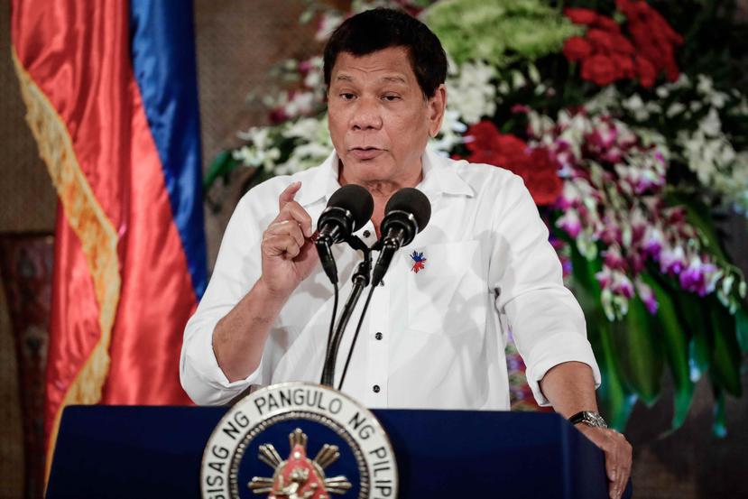 Rodrigo Duterte señaló que las creencias católicas son "arcaicas". (EFE)