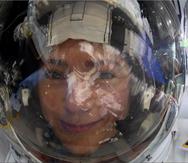 El selfie de la astronauta Jessica Meir. (Twitter/Jessica Meir)