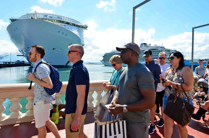 La cifra de turistas que llegan en crucero superó los registros que se habían reportado para este misma fecha. (GFR Media)