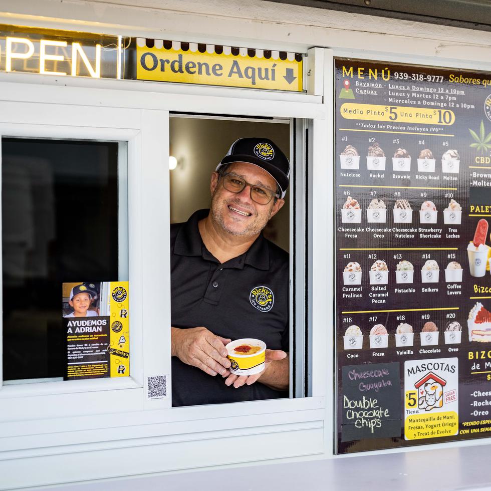 Este es el segundo local de Ricky’s Ice Creams en Puerto Rico; el primero de ellos está ubicado en Bayamón.