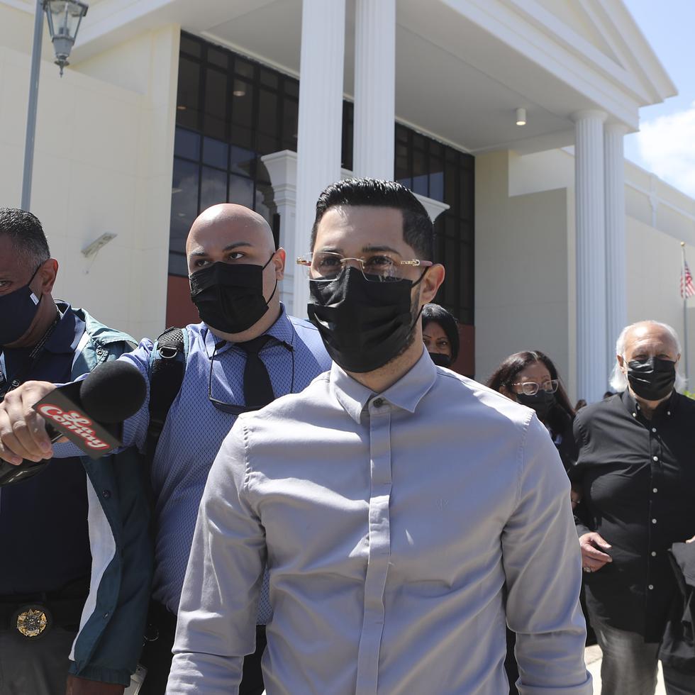 Jensen Medina Cardona en su último día de su juicio por el asesinato de Arellys Mercado Ríos.