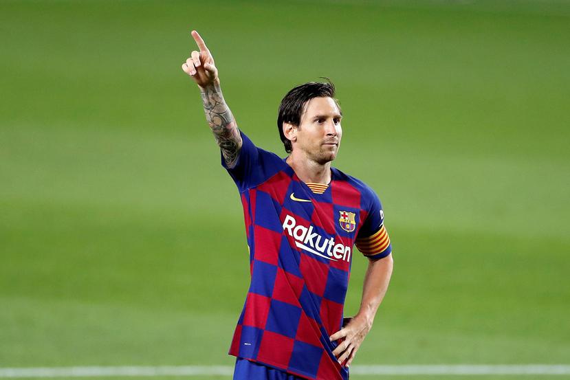 Messi gano cuatro Champions y 10 Ligas con el Barça. (EFE)