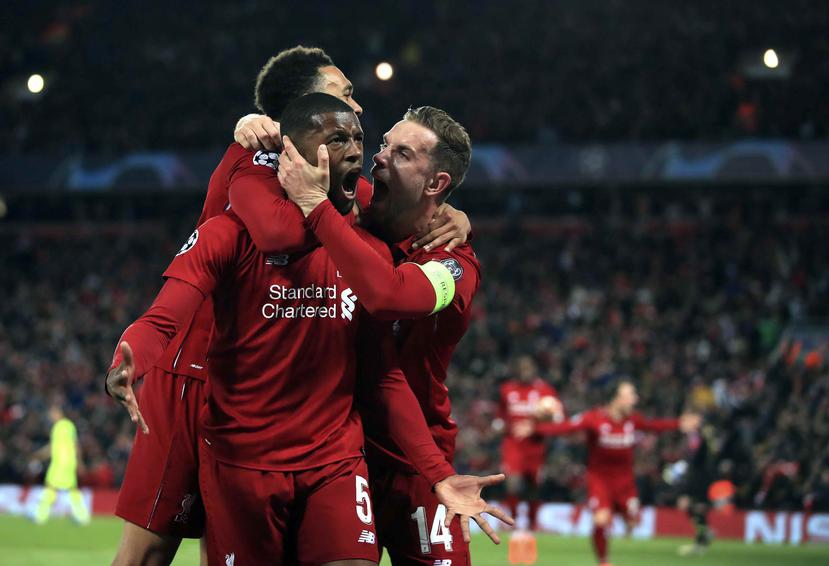 La remontada asomaba como una quimera, dado que Liverpool se presentó sin dos de sus delanteros titulares, Mohamed Salah y Roberto Firmino. (Peter Byrne/PA via AP)