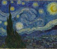 La obra “Starry Night”, Vincent van Gogh. (AP)