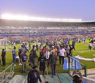 El incidente aconteció la noche del sábado como parte de la jornada 9 del Torneo Clausura 2022 de la Liga MX del fútbol mexicano.