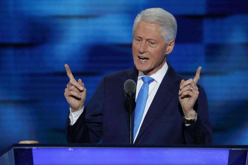 En la foto, el expresidente de Estados Unidos, Bill Clinton. (AP)