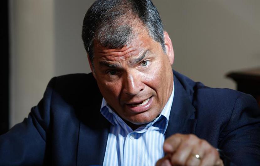 El expresidente Rafael Correa vive en Bélgica desde hace un año. (EFE)
