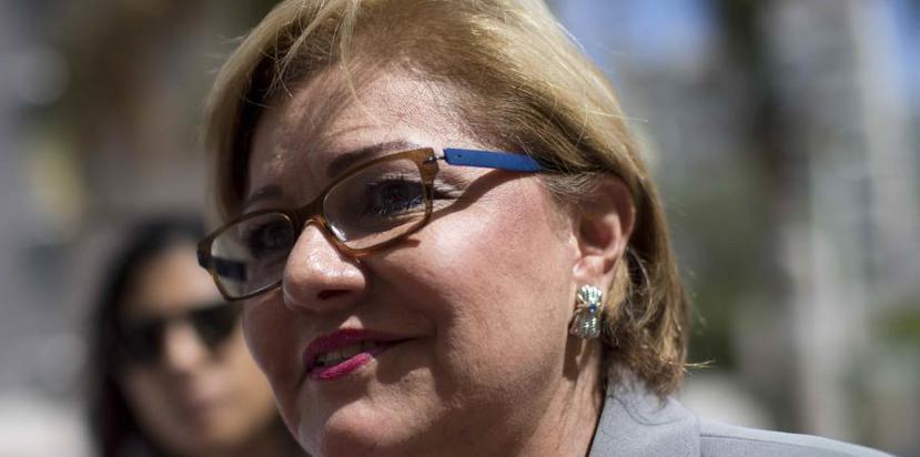La comisionada electoral del PNP, Norma Burgos. (GFR Medina)