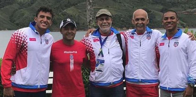 Equipo de Canotaje de Puerto Rico durante su participación en Barranquilla 2018. (Captura/Twitter)