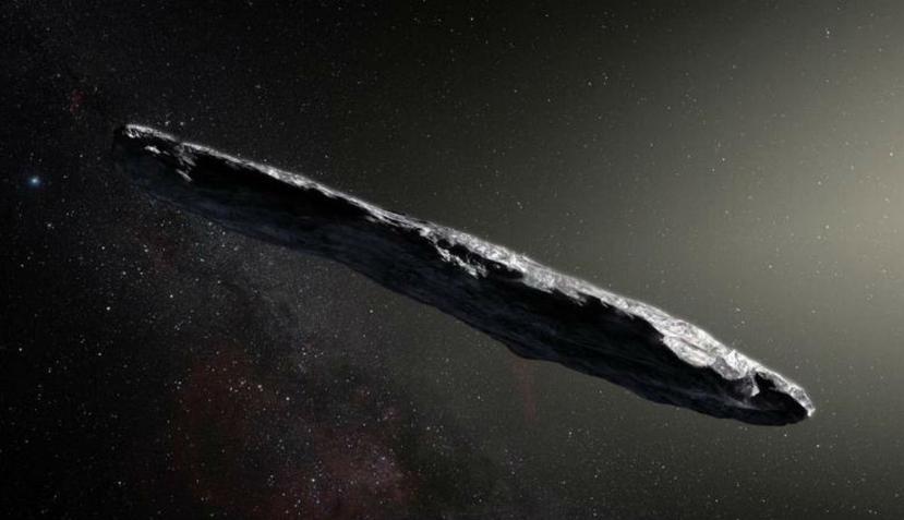 “Oumuamua”, como denominaron al asteroide, que en hawaiano significa “explorador”, es objeto de diversos estudios. (M. Kornmesser / Observatorio Europeo del Sur)
