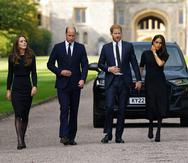Los príncipes de Gales y los duques de Sussex fueron vistos juntos por última vez en los actos fúnebres de la reina Elizabeth II.