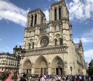 Catedral de Notre Dame antes del incendio.