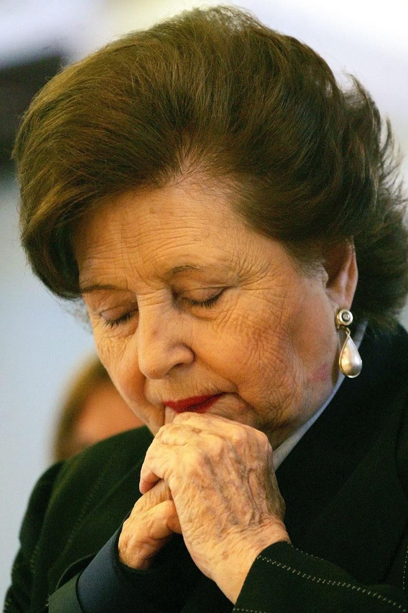 Lucía Hiriart de Pinochet, viuda de Augusto Pinochet Ugarte. (Agencia EFE)