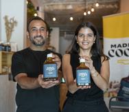 Rafael Ubior y Angélica Barrero, creadores de la línea de productos Made by Cooks.