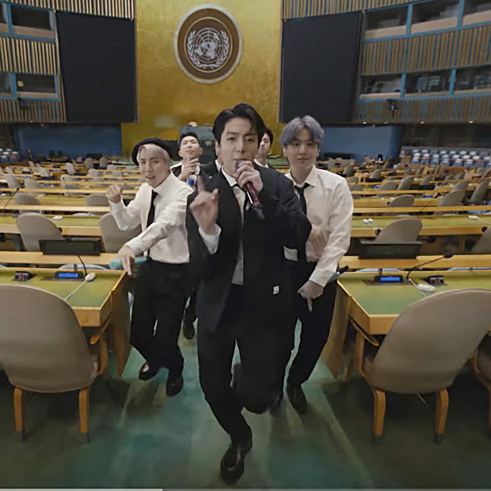 BTS grabó una nueva versión en video de su éxito "Permission to Dance".