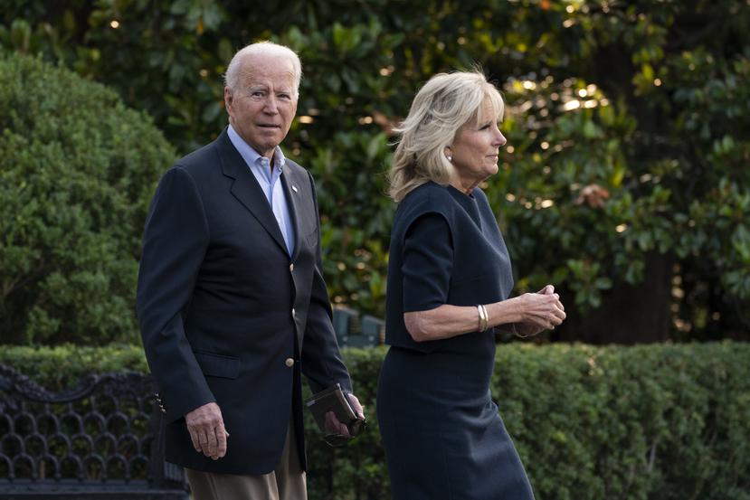 El presidente estadounidense Joe Biden y la primera dama Jill Biden viajarán este lunes a Puerto Rico luego del embate del huracán Fiona. (Archivo)