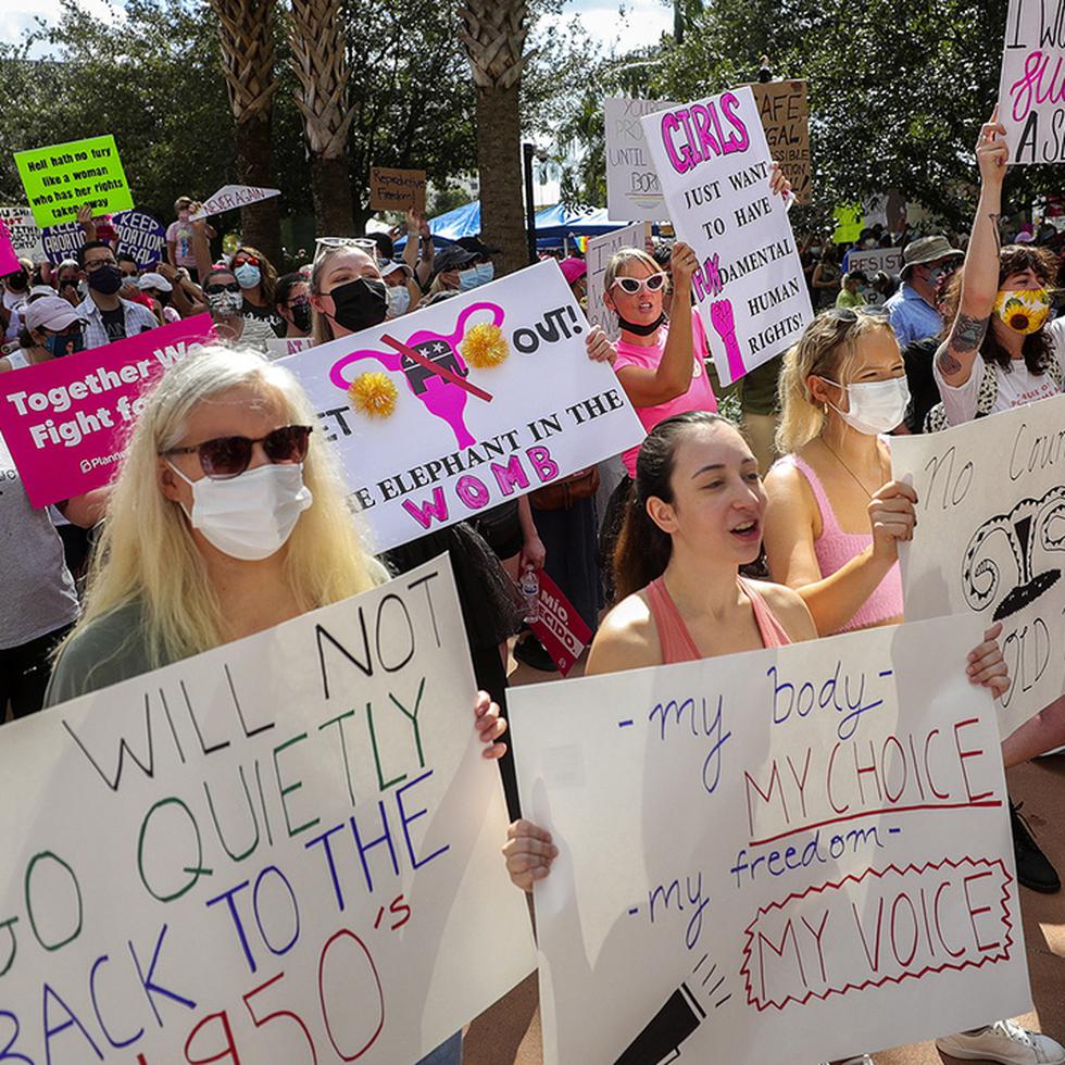 Manifestantes pro aborto