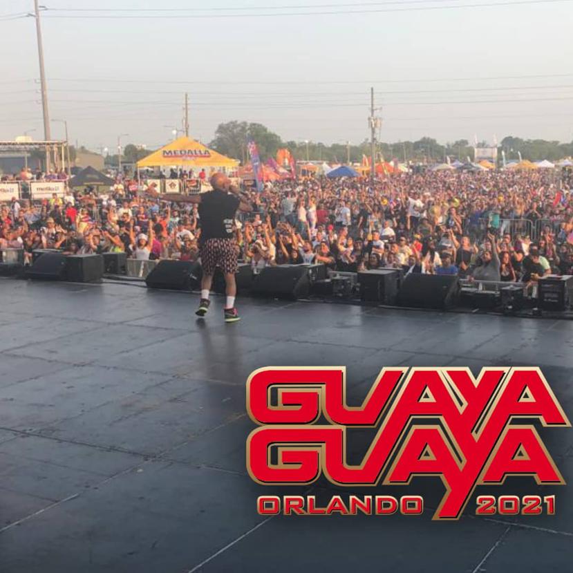 El "Guaya Guaya Fest", en Orlando, se celebró con muy poco distanciamiento social entre el público y sin el uso de mascarillas.