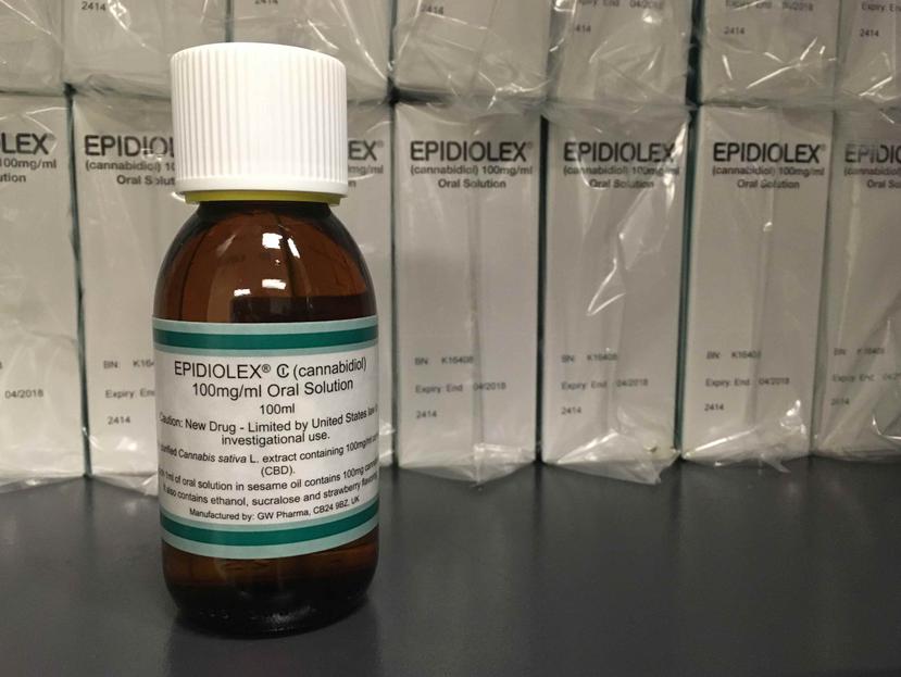 Epidiolex, un medicamento de GW Pharmaceuticals hecho con extracto de merihuana, pero sin THC. (AP)