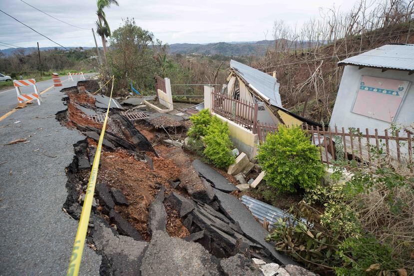En el sector Anones de Las Marias varias familias se vieron afectadas por los vientos y deslizamientos de terrenos.