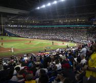 El estadio IoanDepot Park, hogar de los Marlins de Miami, albergará la Serie del Caribe el próximo año.
