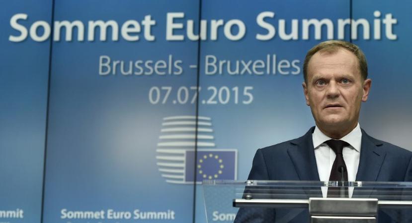 "Estamos en el momento más crítico de nuestra historia", dijo el presidente del Consejo Europeo, Donald Tusk.