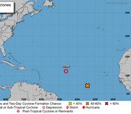 La depresión tropical Sean mantuvo un trayecto por el océano Atlántico pero nunca tocó tierra.