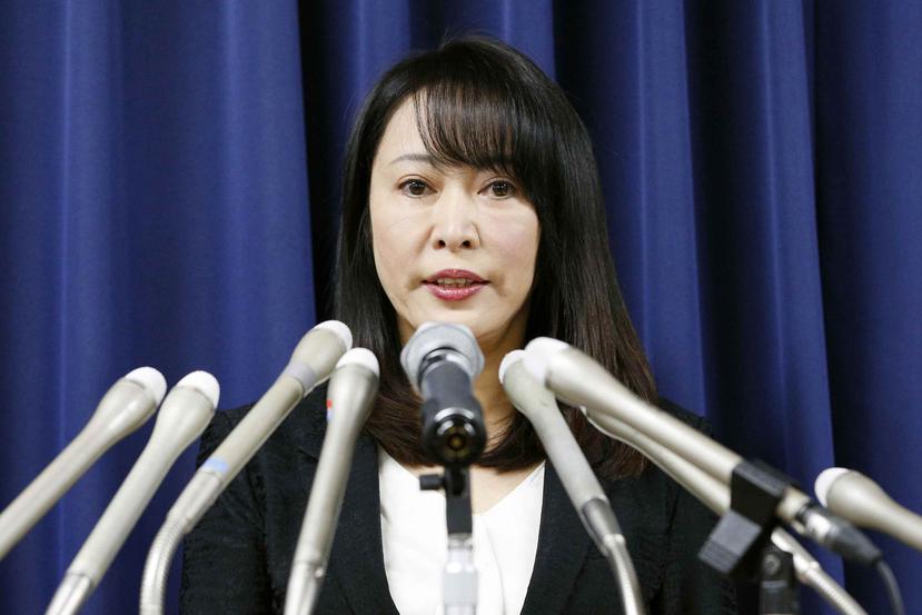 Masako Mori, ministra de Justicia de Japón. (AP)