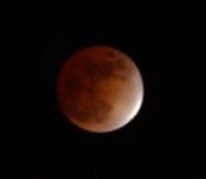 Fotografía tomada de un eclipse lunar ocurrido en el 2019. (Foto por Pedro R. Berrios)