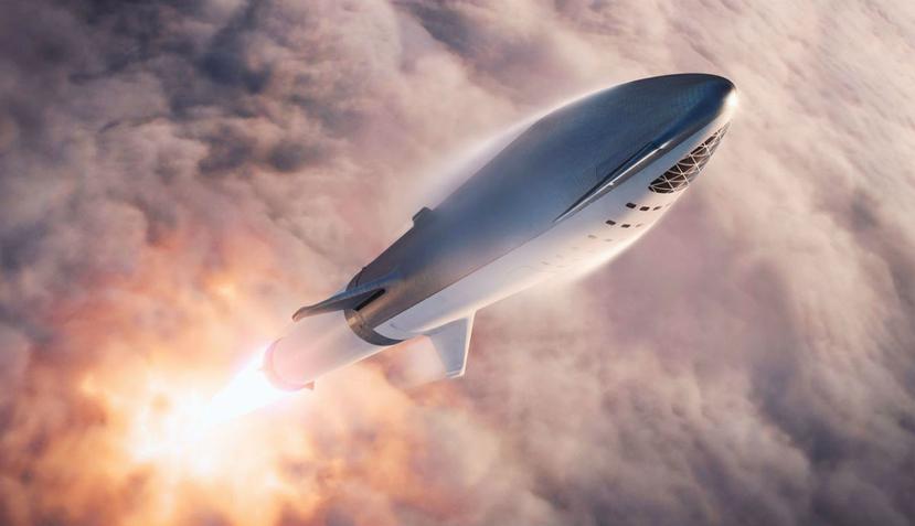 La Starship también se tiene contemplada para dar una vuelta alrededor de la Luna con hasta 100 pasajeros a bordo en 2023. (SpaceX)