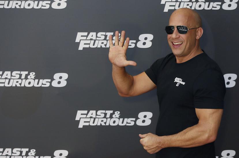El actor estadounidense Vin Diesel, protagonista de la saga de acción "Fast & Furious". (EFE)