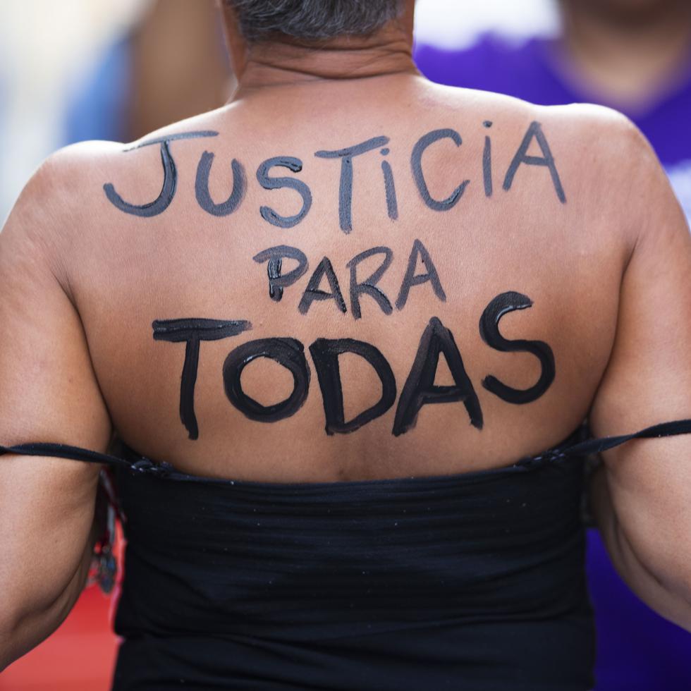 Foto de archivo de una manifestación contra la violencia de género frente a La Fortaleza, el 4 de septiembre de 2019.