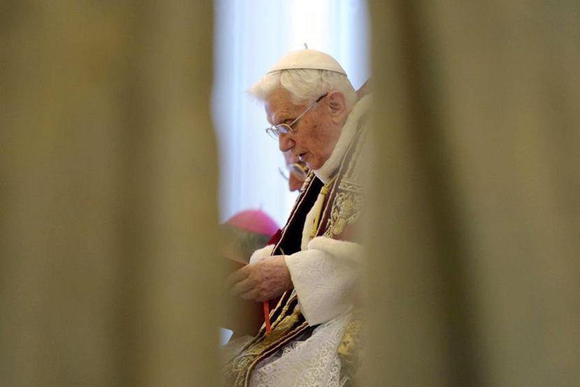 El papa emérito Benedicto XVI. (Archivo)