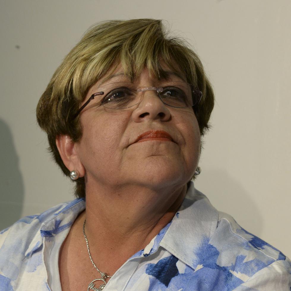 La exalcaldesa de Ponce María “Mayita” Meléndez.