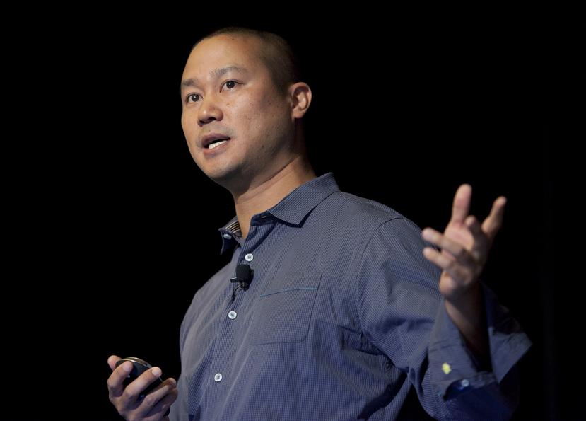 Tony Hsieh, exdirector general de la empresa de venta de zapatos por Internet Zappos.