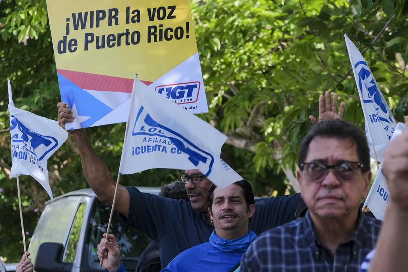 La manifestación se llevó a cabo frente a WIPR.