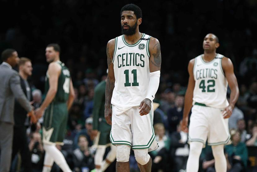 Kyrie Irving podría marcharse de los Celtics para la próxima temporada. (AP)