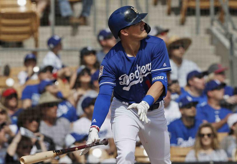 Kike Hernández entrará a su quinta temporada con los Dodgers de Los Ángeles. (AP)
