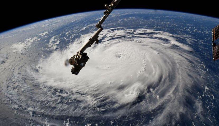 El huracán categoría 4 en una escala de 5 tocará tierra este jueves 13 de septiembre. (Instagram /NASA)