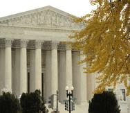 Vista exterior del Tribunal Supremo en Washington DC, Estados Unidos, imagen de archivo. EFE/MICHAEL REYNOLDS
