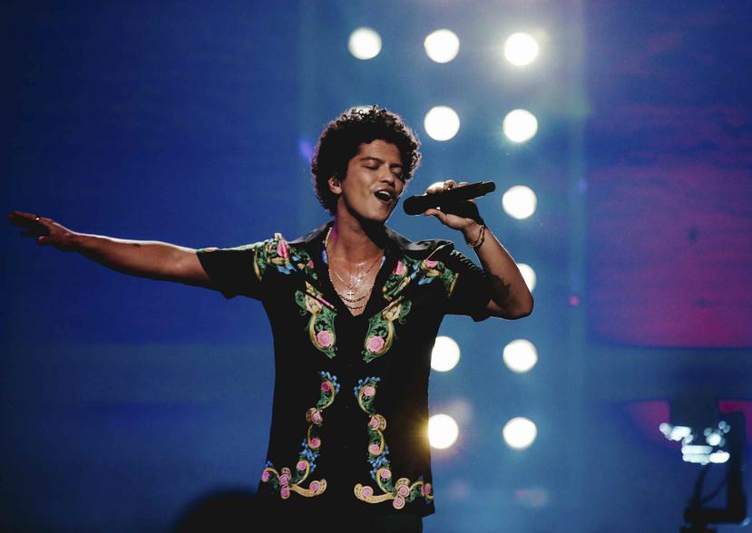 El cantante Bruno Mars: $100 millones. (Archivo)